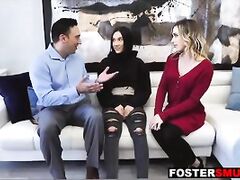Foster dad & mom fuck hot teen d.
