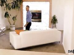 DADDY4K. Impressive dollface loves to get fucked by step dad